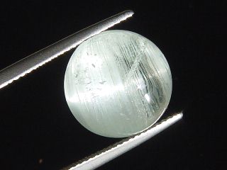 Aquamarine Catseye 12,01 Ct. round cabochon Brazil