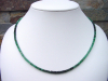 Emerald necklace faceted