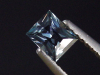 Saphir stahlblau 0,52 Ct. Naturfarbe Baguette Tansania