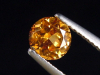 Spessartite Garnet 0,98 Ct. fine orange round Tanzania B-quality